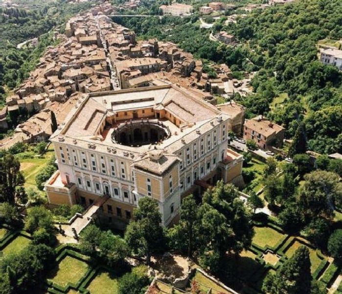 Scorcio naturale e storico nel territorio di Viterbo